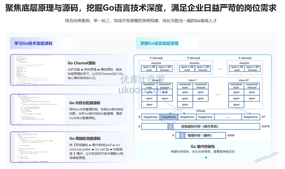 深入Go底层原理，重写Redis中间件实战（完结无密）