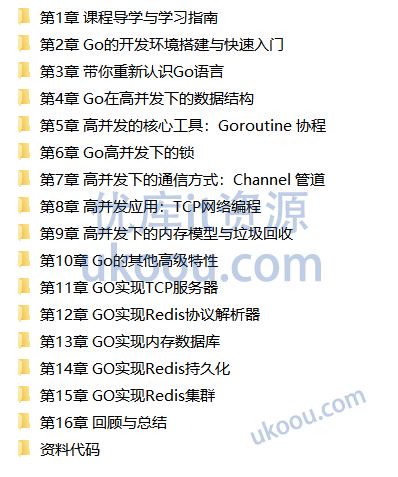 深入Go底层原理，重写Redis中间件实战（完结无密）